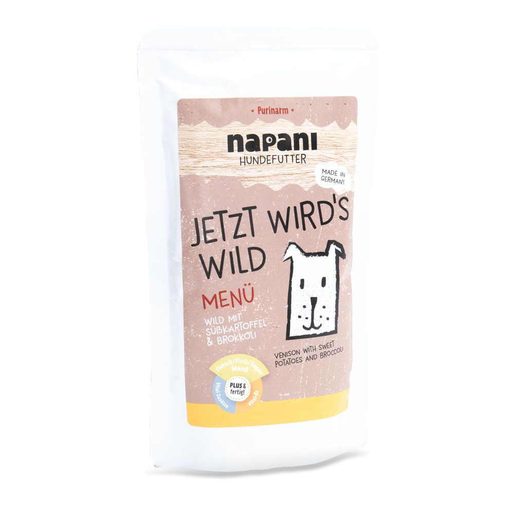 Menü "Jetzt wirds wild" 150g - Monoprotein, purinarm