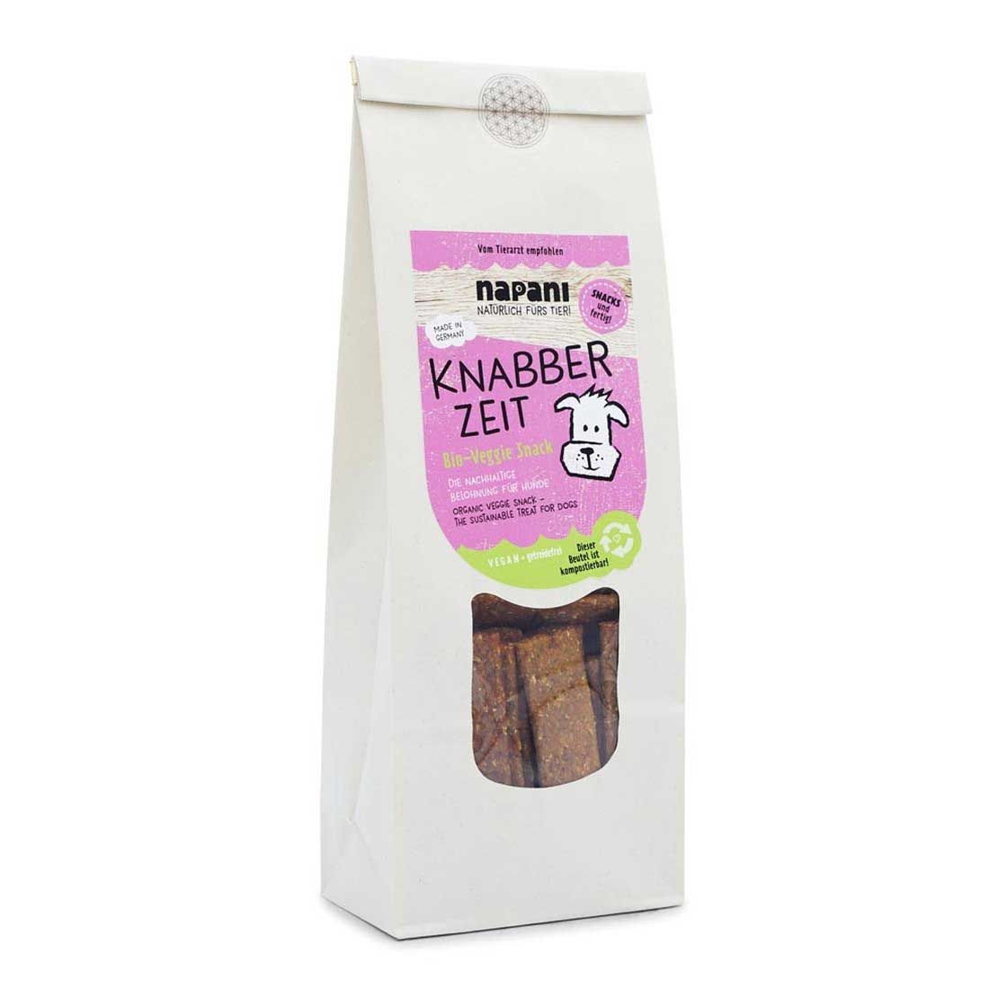 Knabber Zeit - Bio-Veggie Snack für Hunde, 350g