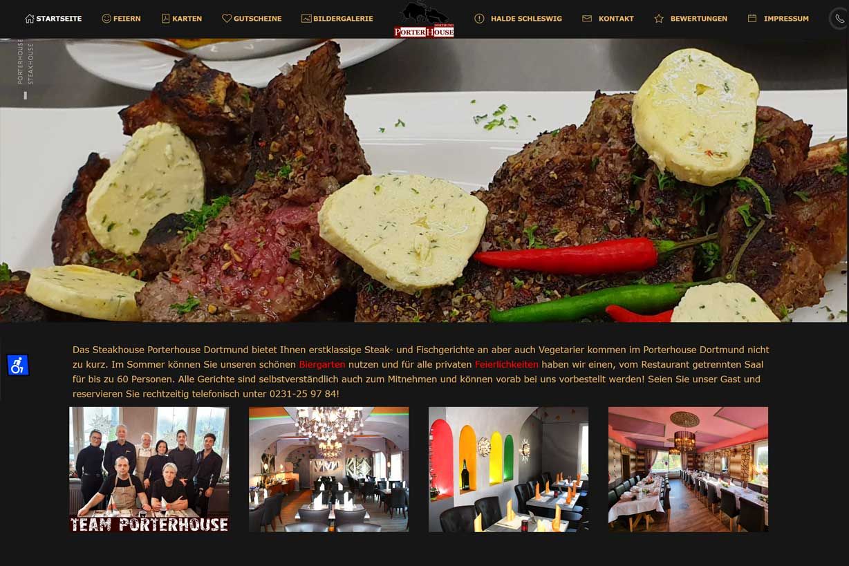 Steakhaus und Restaurant Porterhouse aus Dortmund